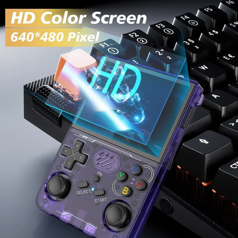 100% ArKOS R36XX Retro Handheld Game Console Linux System 3.5 Inch IPS Screen 64/128GB/256GB Game Player R36S updated version - SHOP PAGUE AO CHEGAR PAGUE AO CHEGAR