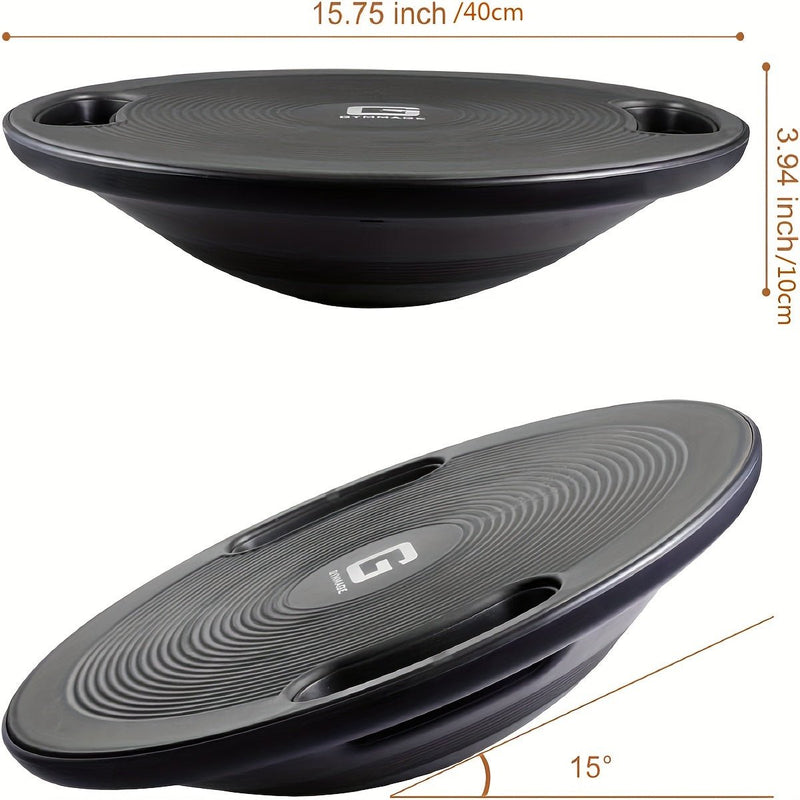 1pc Balance Board - Non - Slip Exercise Trainer(Black) - SHOP PAGUE AO CHEGAR Sports & Fitness > Fitness AccessoriesTM