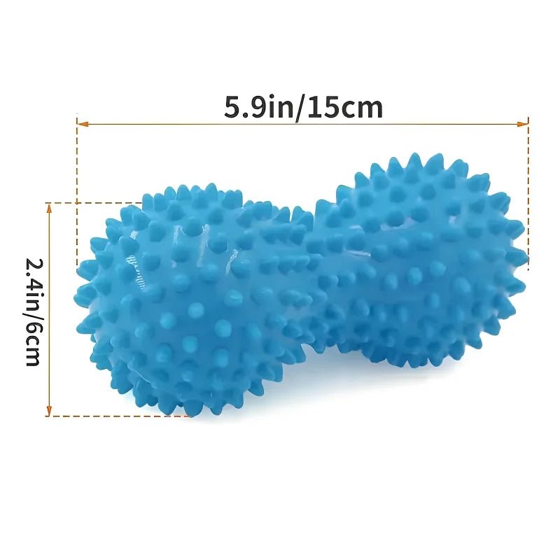 1Pc Peanut Massage Spiky Ball Training Grip Muscle Pain Stress Foot Massager Relaxation Roller Myofascial Balls for Plantar Fasc - SHOP PAGUE AO CHEGAR SHOP PAGUE AO CHEGAR