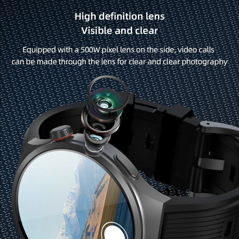 2025 Amoled Luxury VP30 Smartwatch 4G Sim Support Health Watch for Men Smart Watch Nfc Payment Camara Reloj Smart - SHOP PAGUE AO CHEGARSHOP PAGUE AO CHEGAR