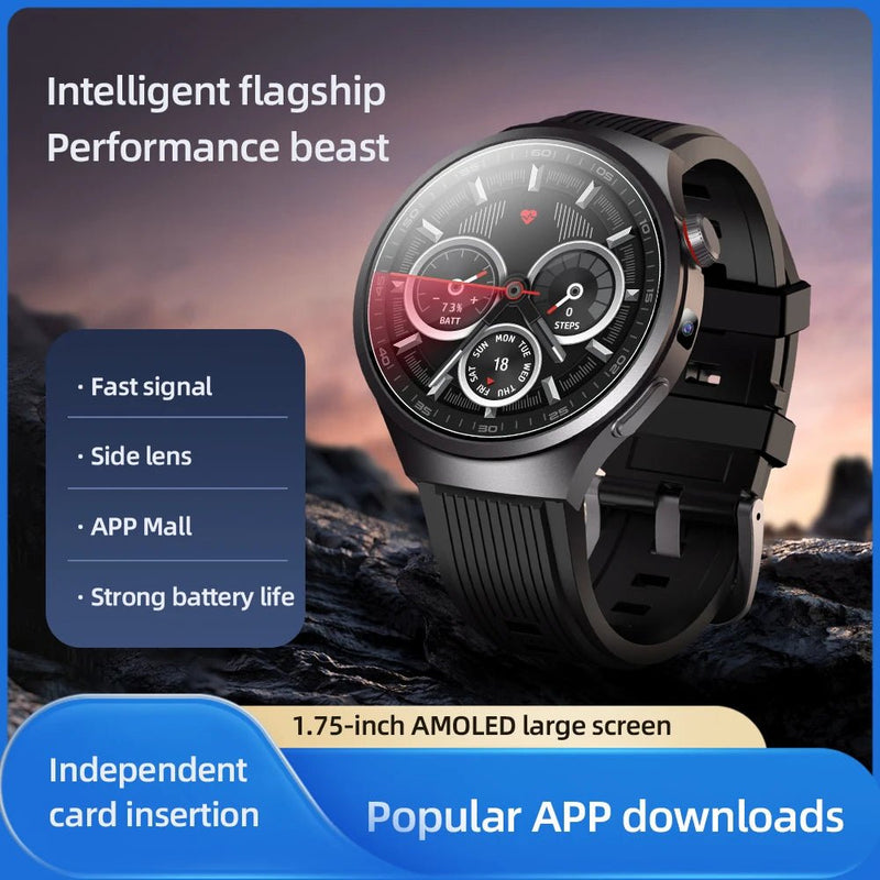 2025 Amoled Luxury VP30 Smartwatch 4G Sim Support Health Watch for Men Smart Watch Nfc Payment Camara Reloj Smart - SHOP PAGUE AO CHEGARSHOP PAGUE AO CHEGAR