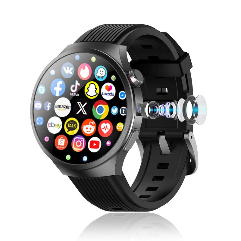 2025 Amoled Luxury VP30 Smartwatch 4G Sim Support Health Watch for Men Smart Watch Nfc Payment Camara Reloj Smart - SHOP PAGUE AO CHEGARSHOP PAGUE AO CHEGAR