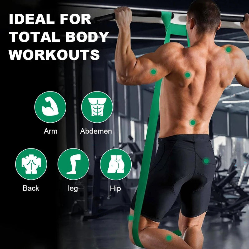 5~120lbs Fitness Resistance Band Boxing Agility Training Workout Gym Equipment Yoga Pilates Accessories Rubber Band Home Gym - SHOP PAGUE AO CHEGAR SHOP PAGUE AO CHEGAR
