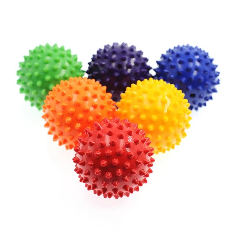 7cm Fitness Physiotherapy PVC Ball Hard Spiked Massage Ball Relieve Plantar Fasciitis Portable Equipment Body Building Sports - SHOP PAGUE AO CHEGAR SHOP PAGUE AO CHEGAR