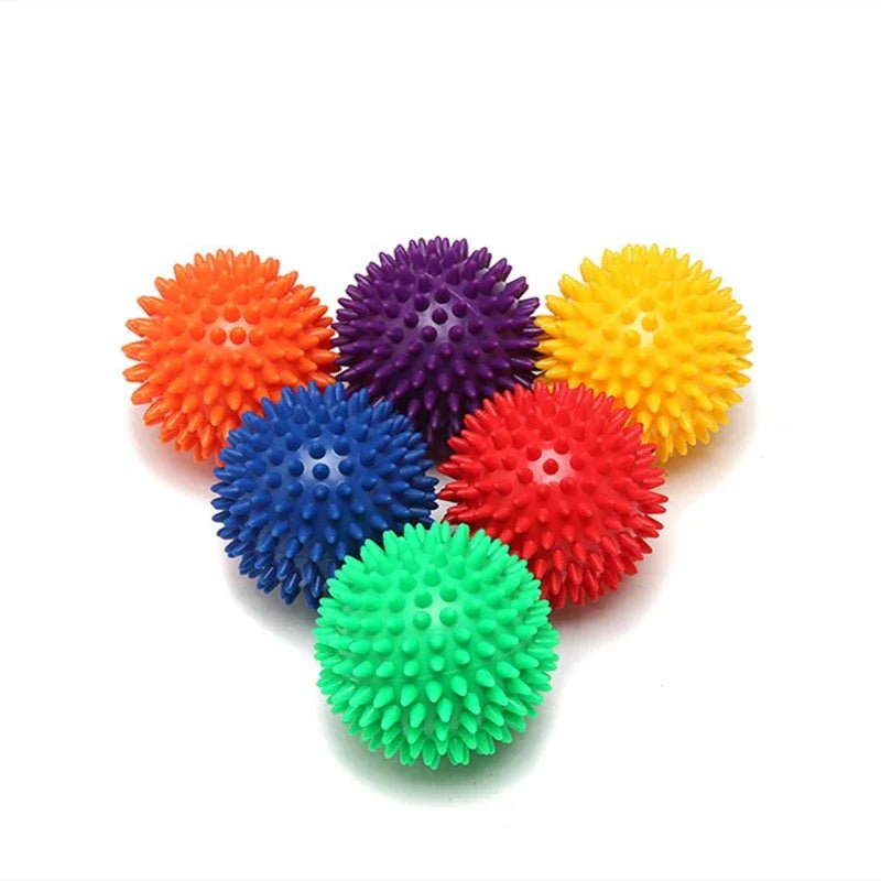 7cm Fitness Physiotherapy PVC Ball Hard Spiked Massage Ball Relieve Plantar Fasciitis Portable Equipment Body Building Sports - SHOP PAGUE AO CHEGAR SHOP PAGUE AO CHEGAR