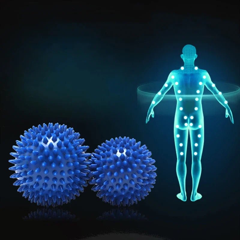 7cm Fitness Physiotherapy PVC Ball Hard Spiked Massage Ball Relieve Plantar Fasciitis Portable Equipment Body Building Sports - SHOP PAGUE AO CHEGAR SHOP PAGUE AO CHEGAR