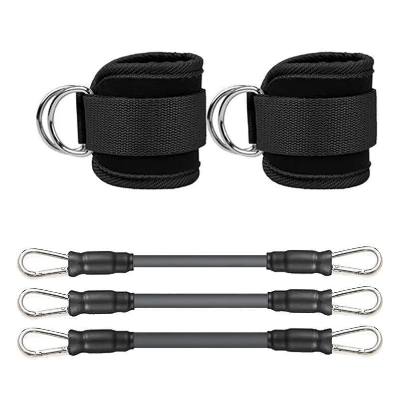 Ankle Straps Resistance Bands Set Fitness Workout Exercise Equipment Ankle Weight Yoga Elastic Fitness Band For Gym Man Woman - SHOP PAGUE AO CHEGAR SHOP PAGUE AO CHEGAR