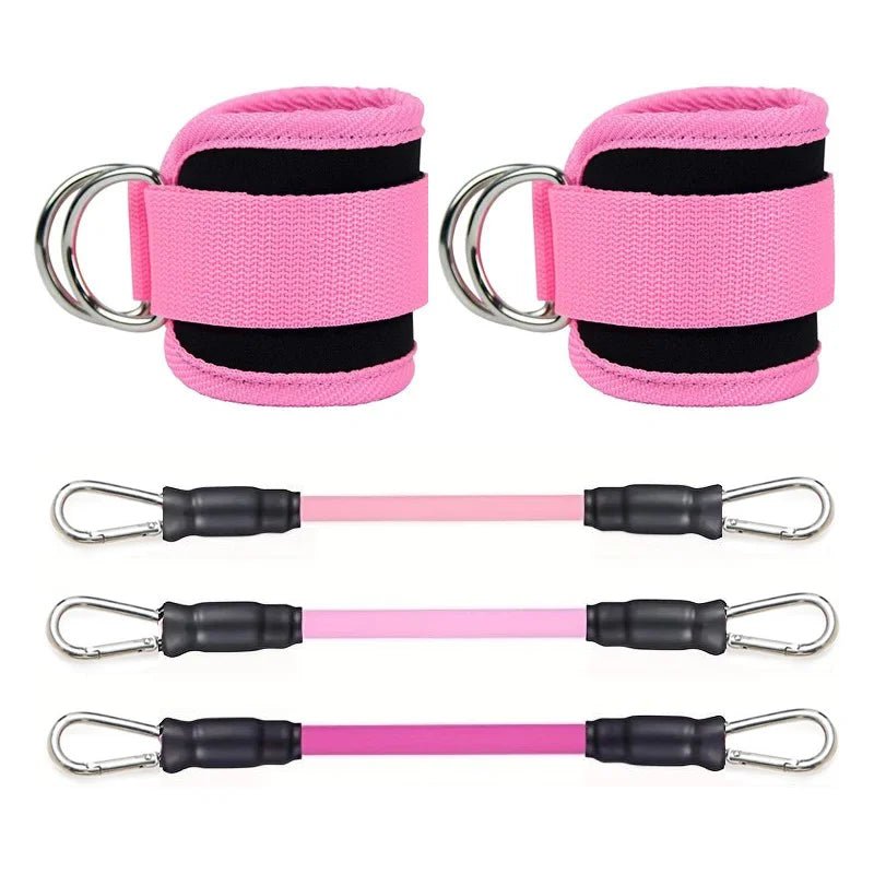 Ankle Straps Resistance Bands Set Fitness Workout Exercise Equipment Ankle Weight Yoga Elastic Fitness Band For Gym Man Woman - SHOP PAGUE AO CHEGAR SHOP PAGUE AO CHEGAR