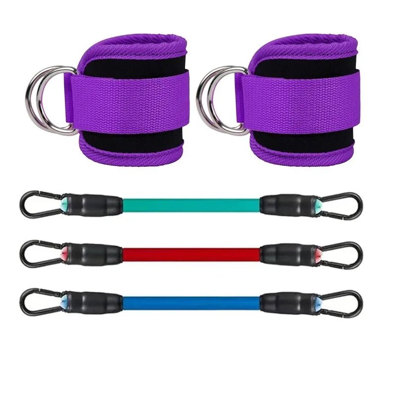 Ankle Straps Resistance Bands Set Fitness Workout Exercise Equipment Ankle Weight Yoga Elastic Fitness Band For Gym Man Woman - SHOP PAGUE AO CHEGAR SHOP PAGUE AO CHEGAR