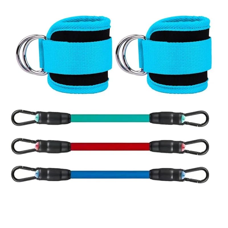 Ankle Straps Resistance Bands Set Fitness Workout Exercise Equipment Ankle Weight Yoga Elastic Fitness Band For Gym Man Woman - SHOP PAGUE AO CHEGAR SHOP PAGUE AO CHEGAR