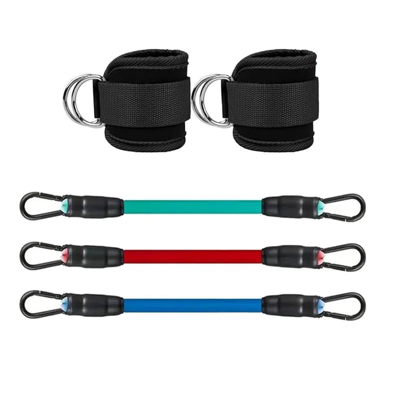 Ankle Straps Resistance Bands Set Fitness Workout Exercise Equipment Ankle Weight Yoga Elastic Fitness Band For Gym Man Woman - SHOP PAGUE AO CHEGAR SHOP PAGUE AO CHEGAR