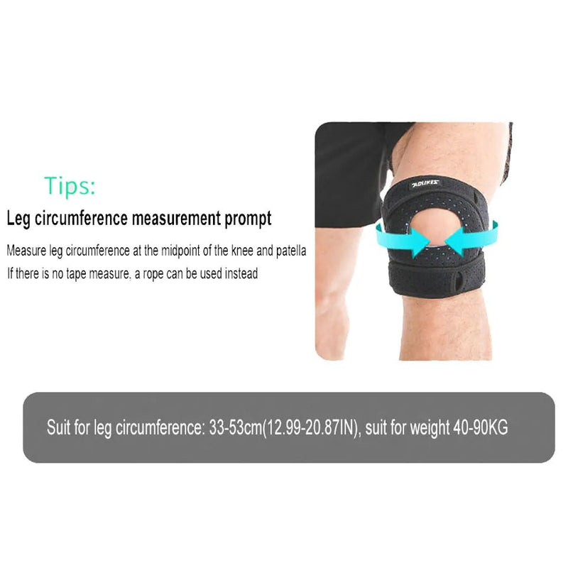 AOLIKES 1PC Patella Knee Brace Knee Compression Sleeve Support for Women Men Knee Pain Arthritis Pain Sport Knee Guard Knee Pads - SHOP PAGUE AO CHEGAR SHOP PAGUE AO CHEGAR