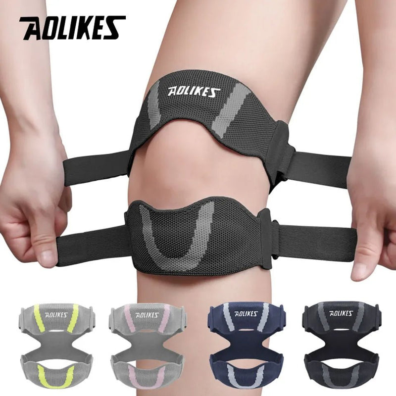 AOLIKES 1PCS Knee Braces for Knee Pain,Patella Knee Support Strap,Adjustable Patellar Tendon Stabilizer Band for Basketball - SHOP PAGUE AO CHEGAR SHOP PAGUE AO CHEGAR