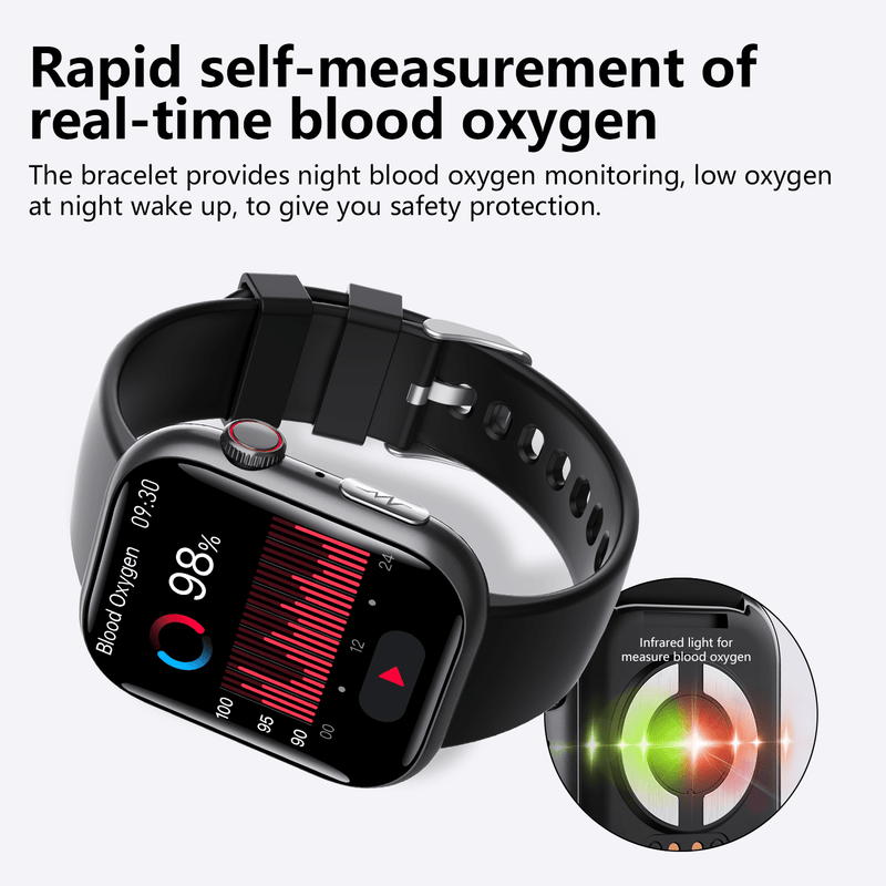 Best ECG Smart Watch of 2025 With Blood Pressure Monitor+Blood Glucose Monitoring - SHOP PAGUE AO CHEGAR smart watchWautton Outdoor Gear