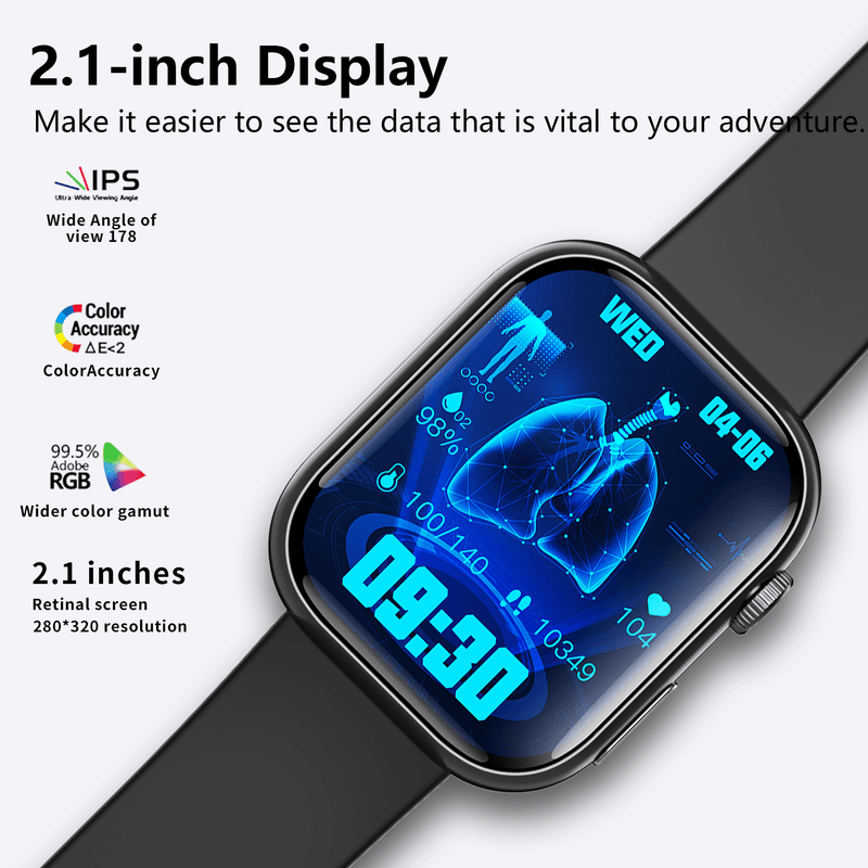 Best ECG Smart Watch of 2025 With Blood Pressure Monitor+Blood Glucose Monitoring - SHOP PAGUE AO CHEGAR smart watchWautton Outdoor Gear