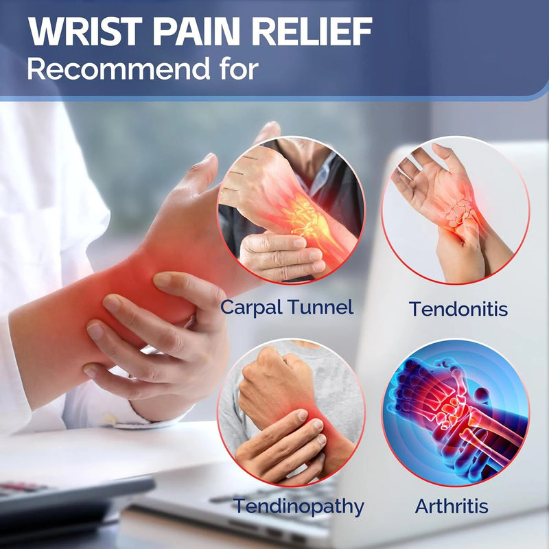 Carpal Tunnel Wrist Brace Support Adjustable Hand Brace for Men & Women Tendonitis Sprained Arthritis Pain Wrist Splint Sleeves - SHOP PAGUE AO CHEGAR SHOP PAGUE AO CHEGAR