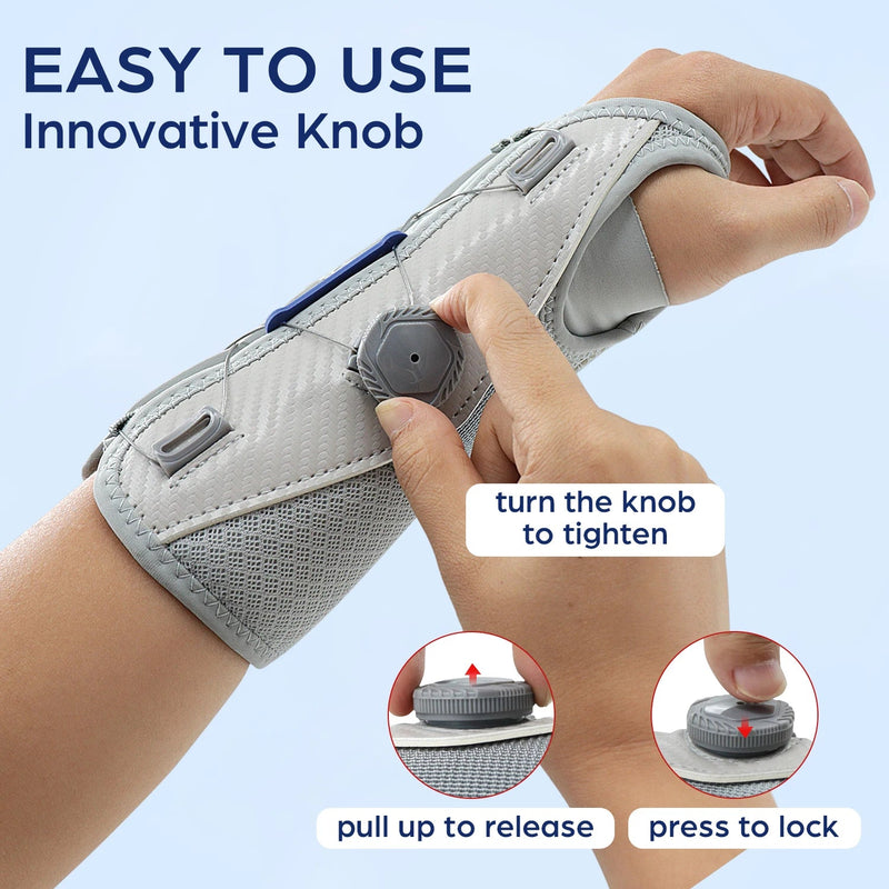 Carpal Tunnel Wrist Brace Support Adjustable Hand Brace for Men & Women Tendonitis Sprained Arthritis Pain Wrist Splint Sleeves - SHOP PAGUE AO CHEGAR SHOP PAGUE AO CHEGAR