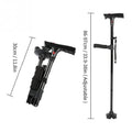 Collapsible Telescopic Folding Cane Elder Cane LED With Alarm Walking Trusty Sticks Elder Crutches for Mothers the Elder Fathers - SHOP PAGUE AO CHEGAR SHOP PAGUE AO CHEGAR