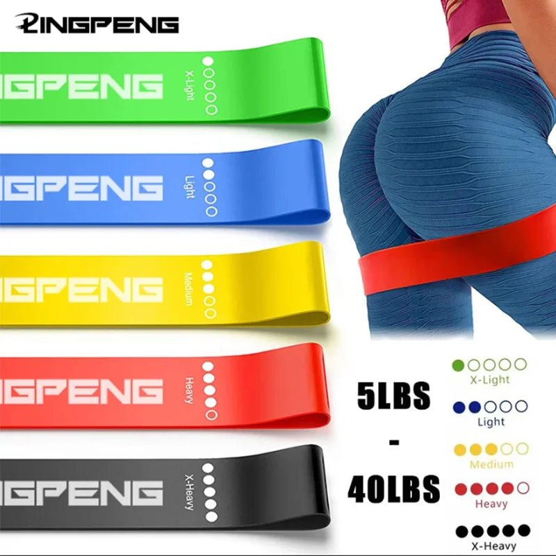 Different Resistance Bands Yoga Band Fitness Exercise Training Hip Tension Band Leg Squat Dance Elastic Loop Stretch Band - SHOP PAGUE AO CHEGAR SHOP PAGUE AO CHEGAR