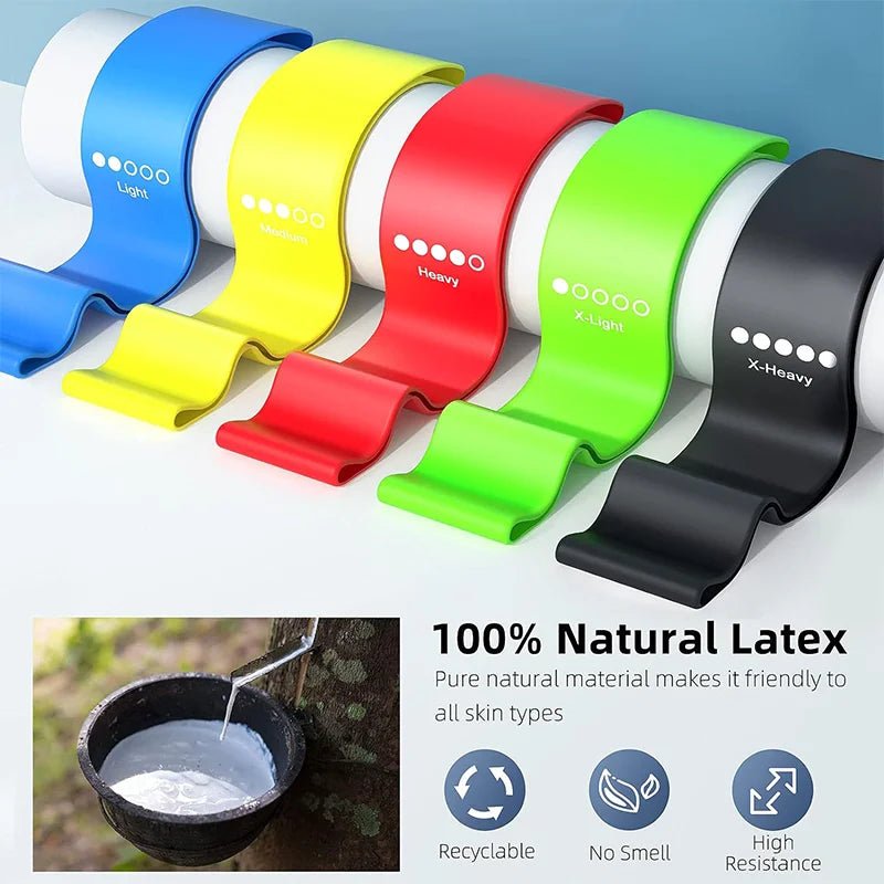 Different Resistance Bands Yoga Band Fitness Exercise Training Hip Tension Band Leg Squat Dance Elastic Loop Stretch Band - SHOP PAGUE AO CHEGAR SHOP PAGUE AO CHEGAR