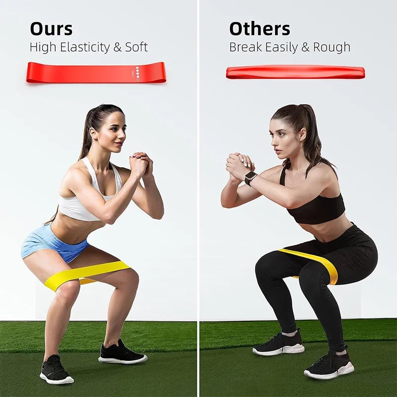 Different Resistance Bands Yoga Band Fitness Exercise Training Hip Tension Band Leg Squat Dance Elastic Loop Stretch Band - SHOP PAGUE AO CHEGAR SHOP PAGUE AO CHEGAR