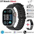 DT Ultra 3 Smartwatch Amoled Screen 4GB MP3 MP4 Player Bluetooth Network Sharing APP Store ChatGPT Smart AI Watch Man Sportwatch - SHOP PAGUE AO CHEGARSHOP PAGUE AO CHEGAR