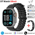 DT Ultra 3 Smartwatch Amoled Screen 4GB MP3 MP4 Player Bluetooth Network Sharing APP Store ChatGPT Smart AI Watch Man Sportwatch - SHOP PAGUE AO CHEGARSHOP PAGUE AO CHEGAR
