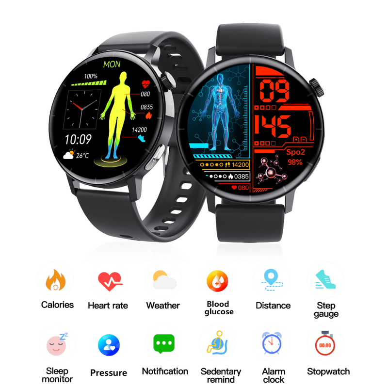 ECG monitor Smart Watch Non Invasive Blood Glucose Smart Watch with Blood Component Analysis - SHOP PAGUE AO CHEGAR smart watchWautton Outdoor Gear