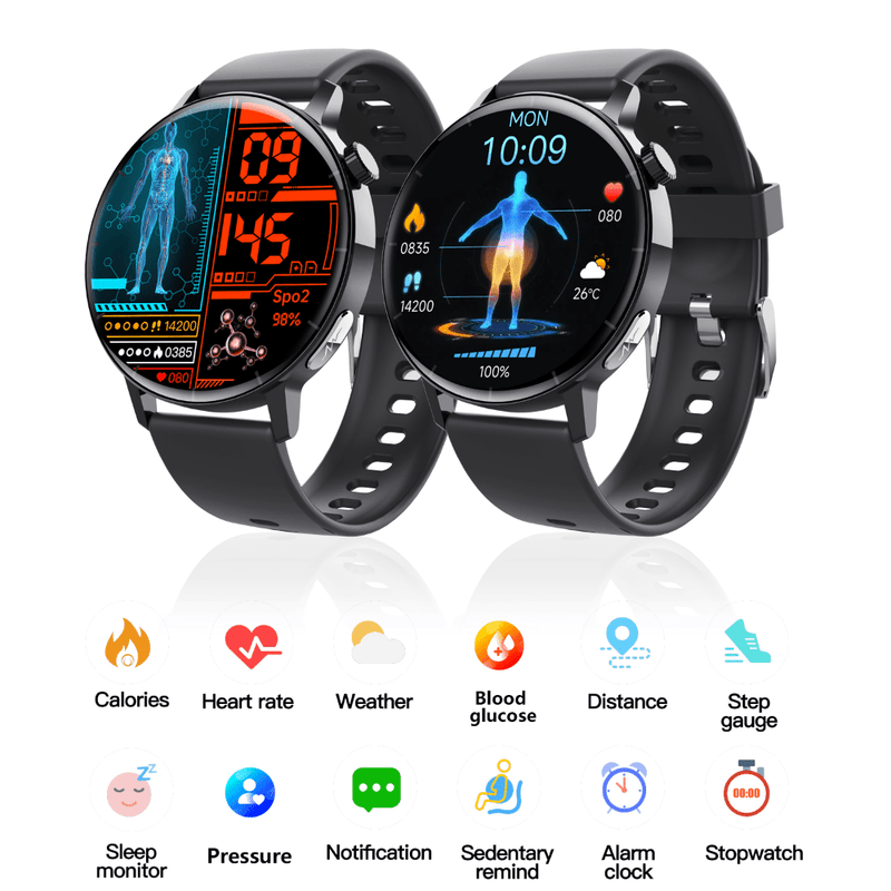 ECG monitor Smart Watch Non Invasive Blood Glucose Smart Watch with Blood Component Analysis - SHOP PAGUE AO CHEGAR smart watchWautton Outdoor Gear