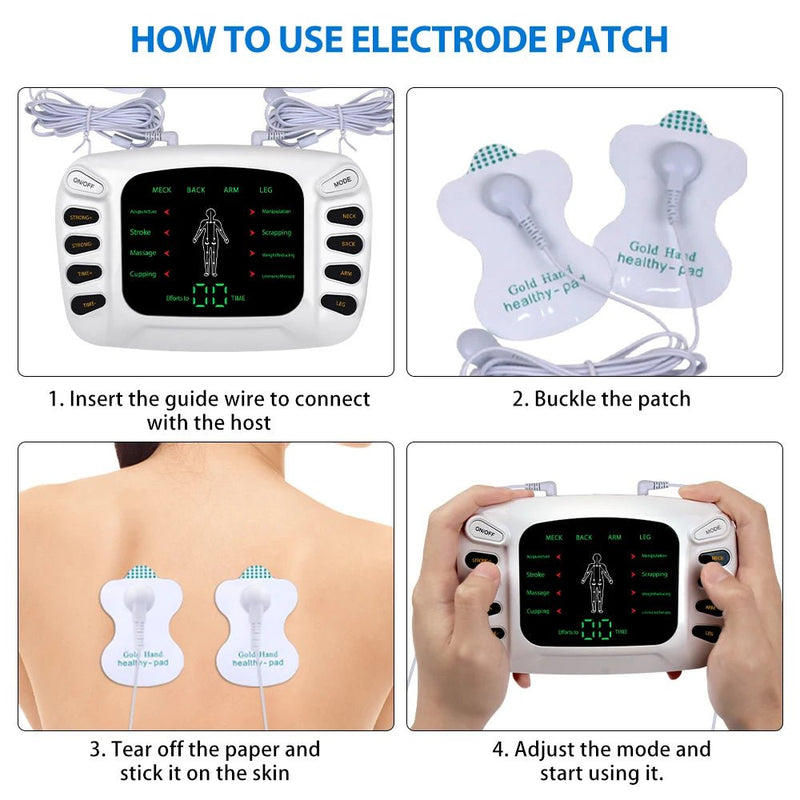 Electrostimulator Physiotherapy TENS Machines Eletric Compex Muscle Stimulator EMS Pulse Acupuncture Best Massager For Body Pad - SHOP PAGUE AO CHEGAR SHOP PAGUE AO CHEGAR