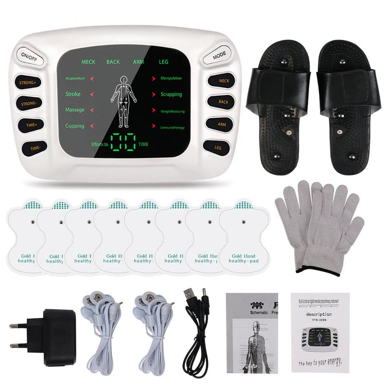 Electrostimulator Physiotherapy TENS Machines Eletric Compex Muscle Stimulator EMS Pulse Acupuncture Best Massager For Body Pad - SHOP PAGUE AO CHEGAR SHOP PAGUE AO CHEGAR