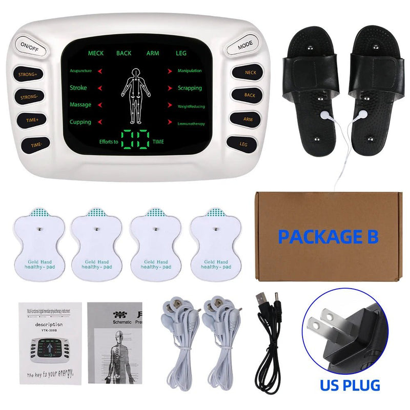 Electrostimulator Physiotherapy TENS Machines Eletric Compex Muscle Stimulator EMS Pulse Acupuncture Best Massager For Body Pad - SHOP PAGUE AO CHEGAR SHOP PAGUE AO CHEGAR
