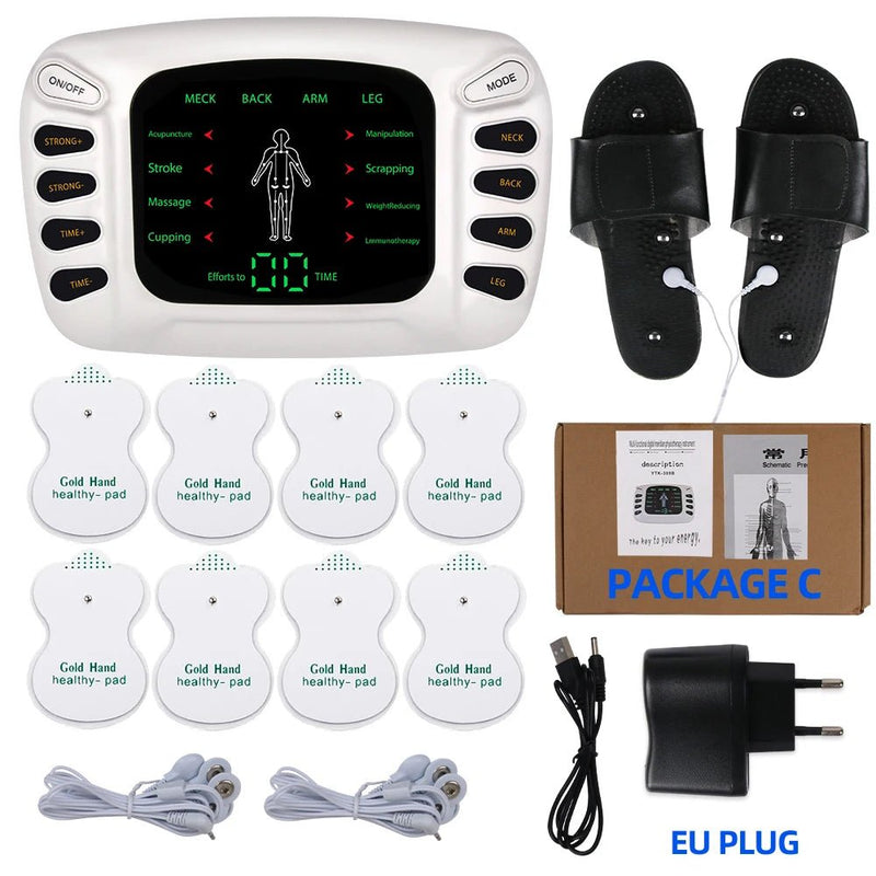 Electrostimulator Physiotherapy TENS Machines Eletric Compex Muscle Stimulator EMS Pulse Acupuncture Best Massager For Body Pad - SHOP PAGUE AO CHEGAR SHOP PAGUE AO CHEGAR