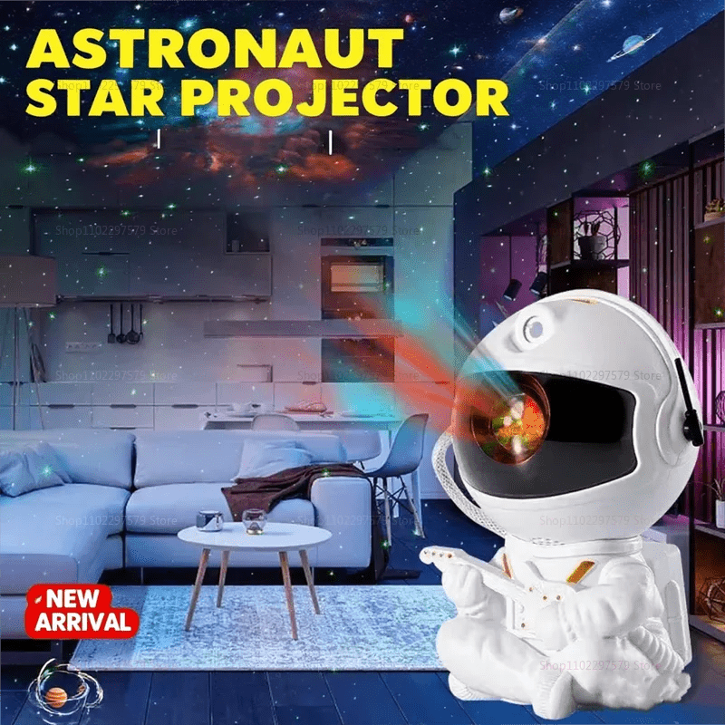 Galaxy Projector Led Night Light Star Projector Astronaut Projector Galaxy Light for Home Decorative Bedroom Children Kids Gift - SHOP PAGUE AO CHEGAR SHOP PAGUE AO CHEGAR