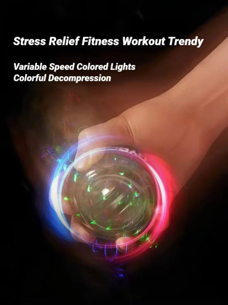 Gyroball Powerball Forearm Exerciser Muscle Fitness Equipment Gyroscope Power Ball Gyro Wrist Booster Trainer Hand Exercise - SHOP PAGUE AO CHEGAR Sports & Fitness > Fitness AccessoriesSHOP PAGUE AO CHEGAR