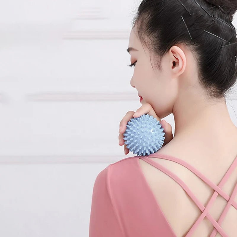 Hedgehog Massage Ball Yoga Fascia Ball Exercise Fitness Muscle Relaxation Massage Stick Shoulder Neck Leg Plantar Meridian Ball - SHOP PAGUE AO CHEGAR SHOP PAGUE AO CHEGAR