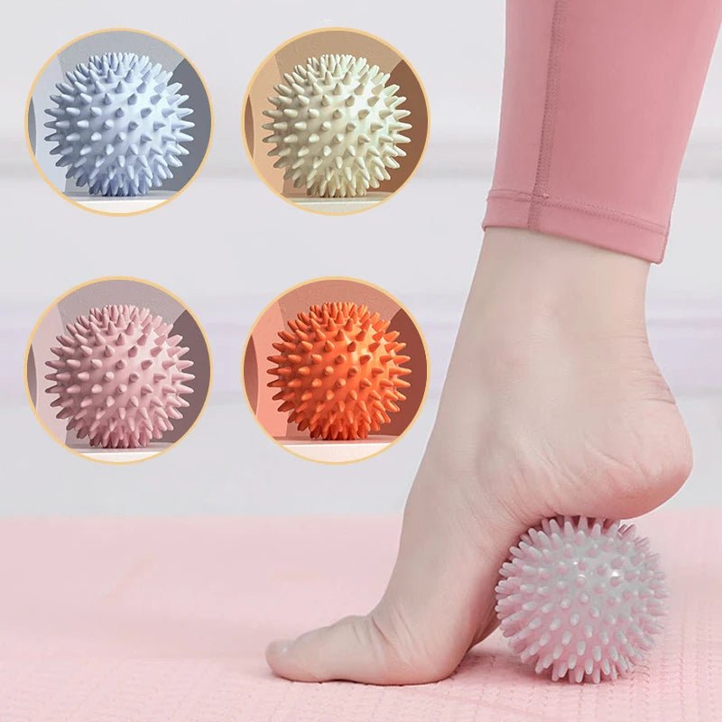 Hedgehog Massage Ball Yoga Fascia Ball Exercise Fitness Muscle Relaxation Massage Stick Shoulder Neck Leg Plantar Meridian Ball - SHOP PAGUE AO CHEGAR SHOP PAGUE AO CHEGAR