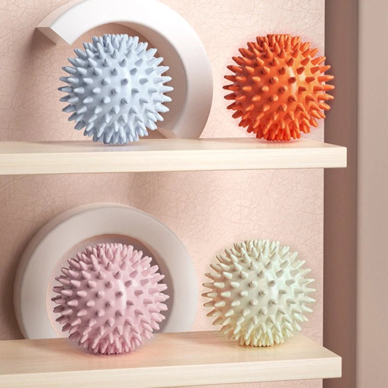 Hedgehog Massage Ball Yoga Fascia Ball Exercise Fitness Muscle Relaxation Massage Stick Shoulder Neck Leg Plantar Meridian Ball - SHOP PAGUE AO CHEGAR SHOP PAGUE AO CHEGAR