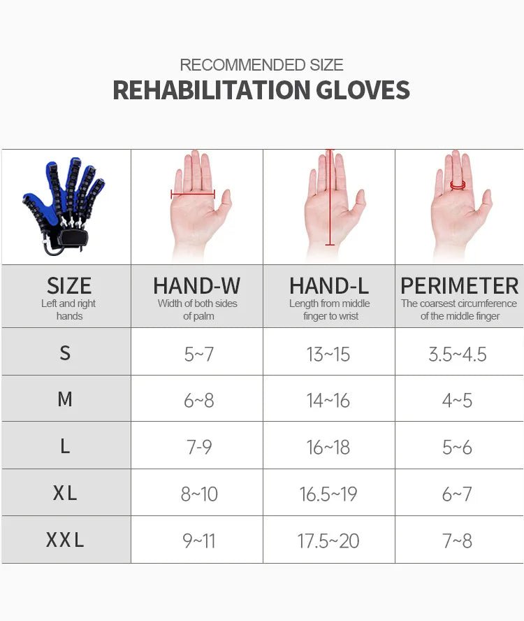 Intelligent Massage Gloves Robot Rehabilitation Gloves for Stroke Hemiplegia Hand Function Recovery Finger Trainer Hand Exercise - SHOP PAGUE AO CHEGAR SHOP PAGUE AO CHEGAR