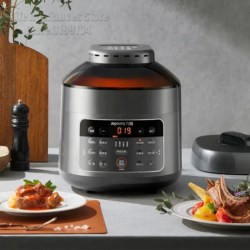 Joyoung Electric Pressure Cooker 4 - in - 1 Multifunction Rice Cooker For Home Kitchen Air Frying Cooking Rice Stew Y40C - B991 - SHOP PAGUE AO CHEGAR SHOP PAGUE AO CHEGAR