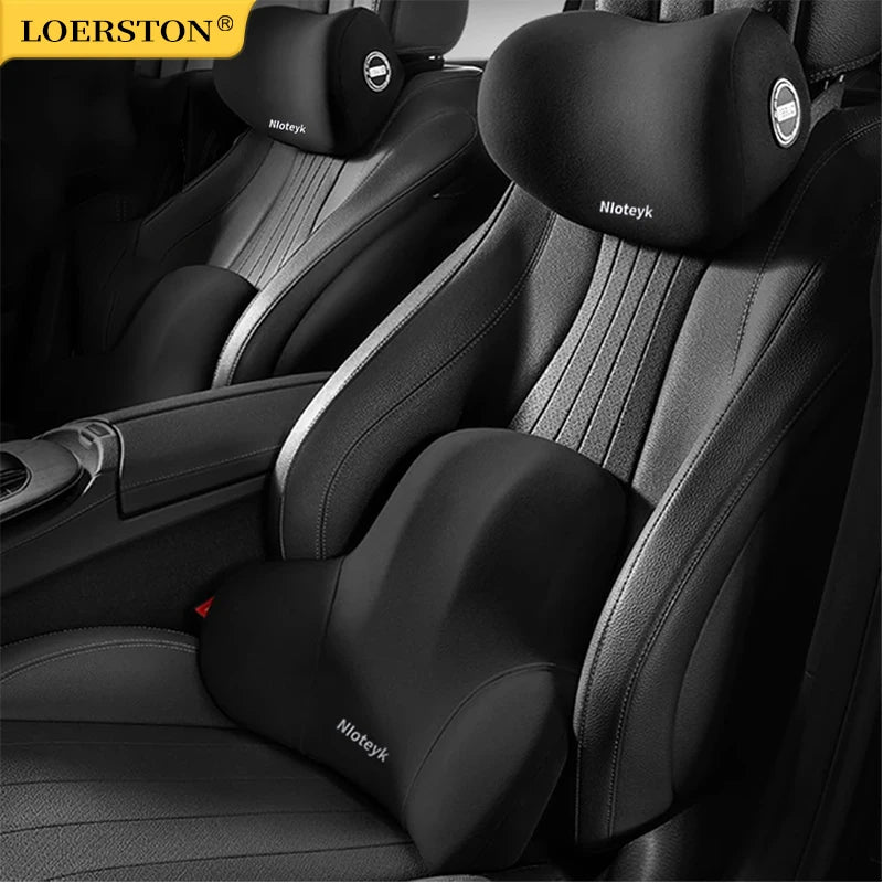 Memory Foam Car Neck Cushion Car Lumbar Support For Car Supplies Universal Neck Pillow Waist Cushion Car Seat Car Accessories - SHOP PAGUE AO CHEGAR SHOP PAGUE AO CHEGAR