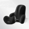 Memory Foam Car Neck Cushion Car Lumbar Support For Car Supplies Universal Neck Pillow Waist Cushion Car Seat Car Accessories - SHOP PAGUE AO CHEGAR SHOP PAGUE AO CHEGAR