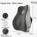 Memory Foam Waist Cushion Massage Back Orthopedic Pillow Lumbar Office Chair Cushion Car Seat Support Pad Buttock Coccyx Pillows - SHOP PAGUE AO CHEGAR SHOP PAGUE AO CHEGAR
