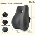 Memory Foam Waist Cushion Massage Back Orthopedic Pillow Lumbar Office Chair Cushion Car Seat Support Pad Buttock Coccyx Pillows - SHOP PAGUE AO CHEGAR SHOP PAGUE AO CHEGAR