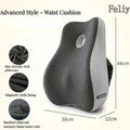 Memory Foam Waist Cushion Massage Back Orthopedic Pillow Lumbar Office Chair Cushion Car Seat Support Pad Buttock Coccyx Pillows - SHOP PAGUE AO CHEGAR SHOP PAGUE AO CHEGAR