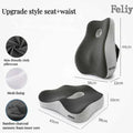 Memory Foam Waist Cushion Massage Back Orthopedic Pillow Lumbar Office Chair Cushion Car Seat Support Pad Buttock Coccyx Pillows - SHOP PAGUE AO CHEGAR SHOP PAGUE AO CHEGAR