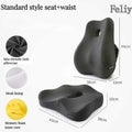 Memory Foam Waist Cushion Massage Back Orthopedic Pillow Lumbar Office Chair Cushion Car Seat Support Pad Buttock Coccyx Pillows - SHOP PAGUE AO CHEGAR SHOP PAGUE AO CHEGAR