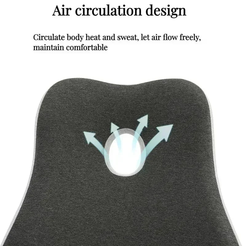Memory Foam Waist Cushion Massage Back Orthopedic Pillow Lumbar Office Chair Cushion Car Seat Support Pad Buttock Coccyx Pillows - SHOP PAGUE AO CHEGAR SHOP PAGUE AO CHEGAR