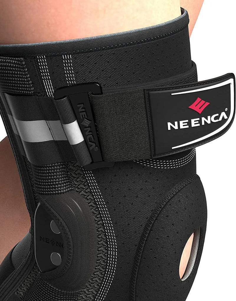NEENCA Hinged Knee Brace for Knee Pain Knee Support with Side Stabilizers Joint Pain Relief Arthritis Meniscus Tear ACL PCL - SHOP PAGUE AO CHEGAR SHOP PAGUE AO CHEGAR