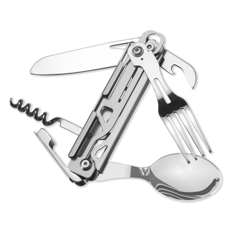 Outdoor Camping Spoon Fork Knife Utensils Multi Functional Spork Spoon Knife Forks - SHOP PAGUE AO CHEGAR EDC ToolsWAUTTON
